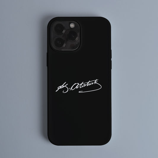 Atatürk İmza Tasarım Telefon Kılıfı