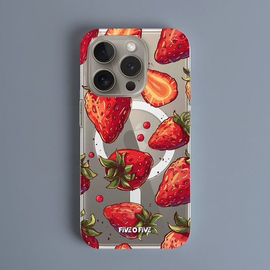 Berry Pop  Magsafe Şeffaf Airbag Premium İphone Kılıf