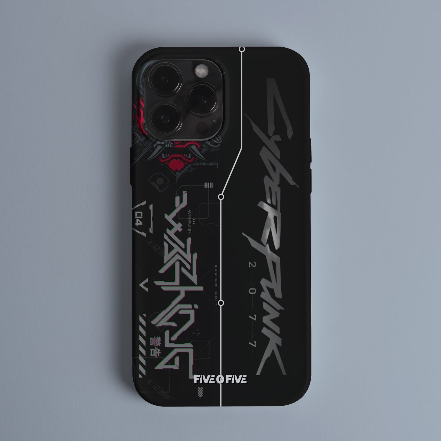 Cyberpunk Siyah Telefon Kılıf Tasarımı