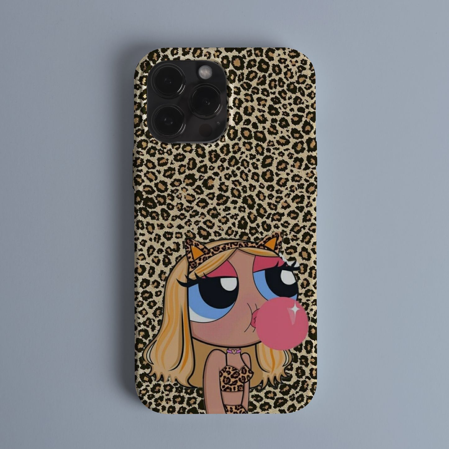 Leopar Puff Girl Kılıf