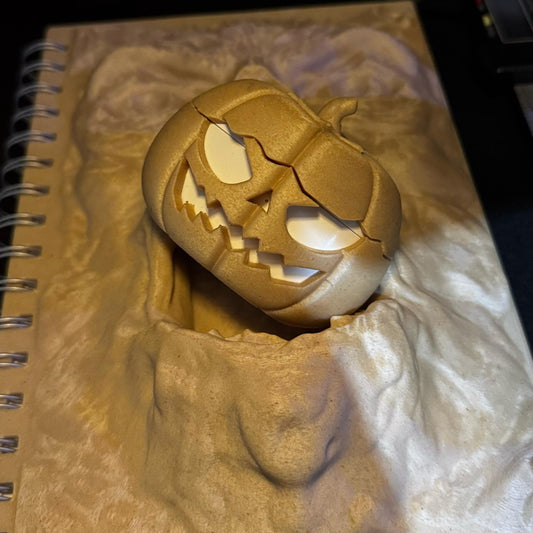 AirPods Pumpkin Ahşap Desen 505 Özel Kılıf