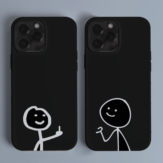 Stick Couple Telefon Kılıfları - Çift Kılıfları