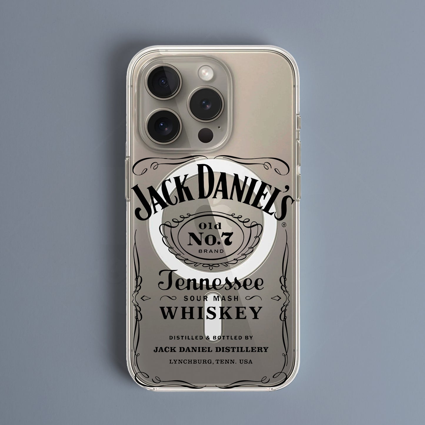 Jack Daniels Magsafe Şeffaf Airbag Premium İphone Kılıf